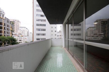 Varanda de apartamento para alugar com 3 quartos, 260m² em Santa Cecília, São Paulo