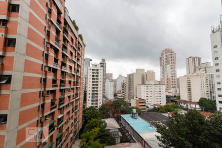 Vista da Varanda de apartamento à venda com 1 quarto, 45m² em Pinheiros, São Paulo