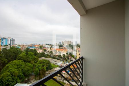 Varanda da sala de apartamento para alugar com 3 quartos, 69m² em Vila Bela Vista, Santo André