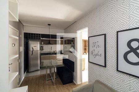 Sala de apartamento à venda com 1 quarto, 29m² em Campos Elíseos, São Paulo