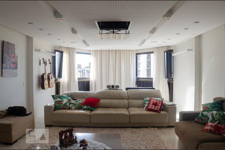 Sala 1 de apartamento à venda com 4 quartos, 400m² em Belvedere, Belo Horizonte