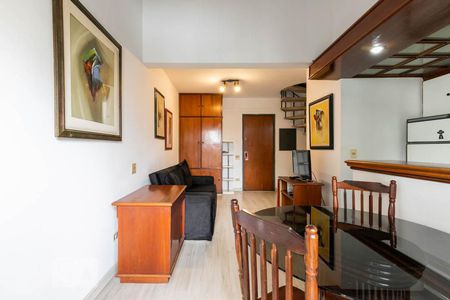 Sala de apartamento para alugar com 1 quarto, 52m² em Moema, São Paulo