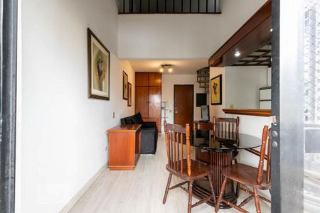 Sala de apartamento para alugar com 1 quarto, 52m² em Moema, São Paulo