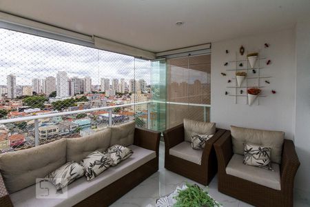 Varanda da Sala de apartamento para alugar com 3 quartos, 89m² em Vila Gomes Cardim, São Paulo