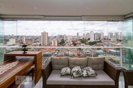 Varanda da Sala de apartamento para alugar com 3 quartos, 89m² em Vila Gomes Cardim, São Paulo