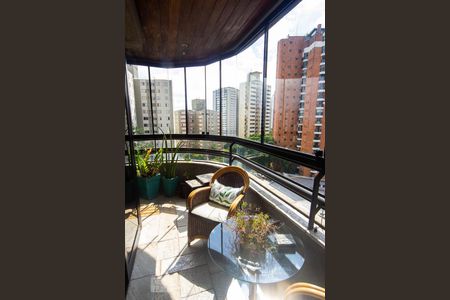 Varanda da Sala de apartamento para alugar com 4 quartos, 161m² em Vila Suzana, São Paulo