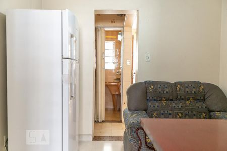 Sala de apartamento para alugar com 1 quarto, 32m² em José Menino, Santos