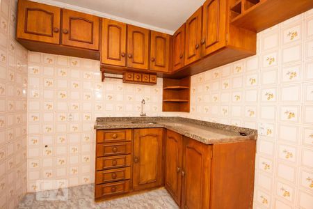Cozinha de apartamento à venda com 1 quarto, 50m² em Jardim do Salso, Porto Alegre
