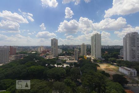 Sala - Vista de apartamento para alugar com 3 quartos, 80m² em Santo Amaro, São Paulo