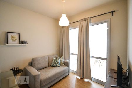 Sala de apartamento para alugar com 1 quarto, 50m² em Pinheiros, São Paulo