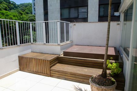 Área Externa - Cobertura de apartamento à venda com 2 quartos, 110m² em Lagoa, Rio de Janeiro