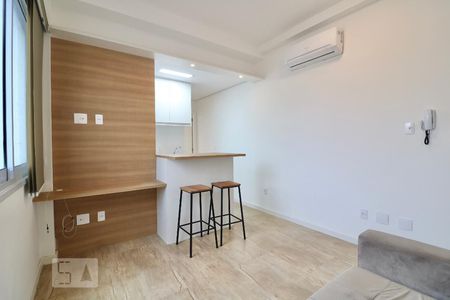 Sala de apartamento à venda com 1 quarto, 33m² em Santa Cecília, São Paulo