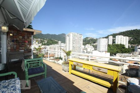 Varanda da Sala de casa para alugar com 2 quartos, 90m² em Laranjeiras, Rio de Janeiro