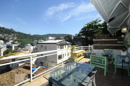 Varanda da Sala de casa para alugar com 2 quartos, 90m² em Laranjeiras, Rio de Janeiro