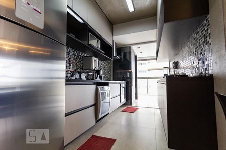 Cozinha de apartamento à venda com 1 quarto, 74m² em Jardim Novo Santo Amaro, São Paulo