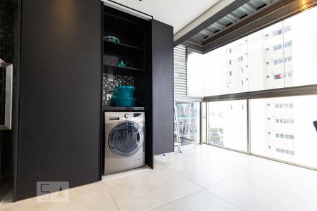 Área de Serviço de apartamento à venda com 1 quarto, 74m² em Jardim Novo Santo Amaro, São Paulo