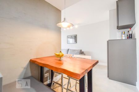 Sala de Jantar de apartamento à venda com 1 quarto, 50m² em Pinheiros, São Paulo
