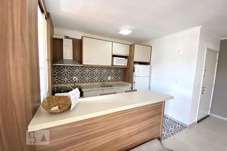 Sala e cozinha de apartamento para alugar com 2 quartos, 55m² em Vila Nova, Novo Hamburgo