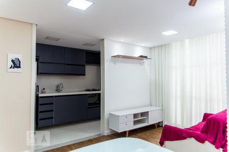 Sala de apartamento para alugar com 2 quartos, 64m² em Campestre, Santo André