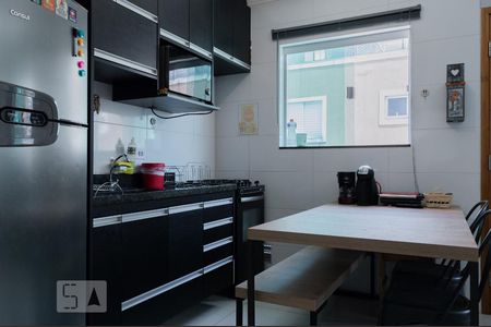 Cozinha de casa de condomínio à venda com 1 quarto, 34m² em Parada Inglesa, São Paulo