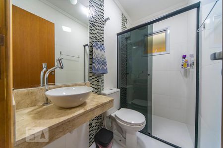 Banheiro de apartamento à venda com 3 quartos, 107m² em Jardim Santo Antônio, Santo André