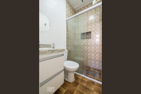 Banheiro de kitnet/studio para alugar com 1 quarto, 25m² em Brooklin, São Paulo