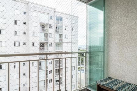 Varanda da Sala de apartamento para alugar com 3 quartos, 67m² em Vila Jacuí, São Paulo