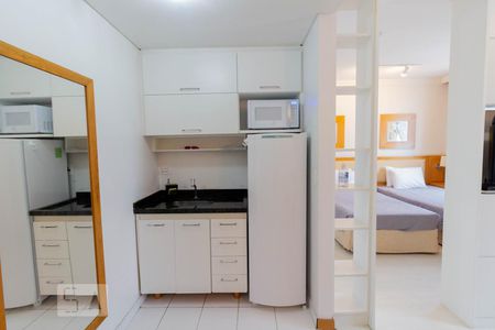 Cozinha de kitnet/studio para alugar com 1 quarto, 36m² em Jardim Paulista, São Paulo