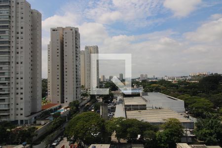 Vista janela da sala de apartamento à venda com 1 quarto, 37m² em Jurubatuba, São Paulo