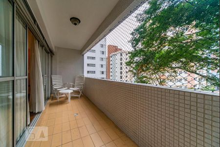 Varanda da Sala de apartamento para alugar com 3 quartos, 160m² em Vila Bastos, Santo André