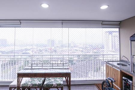 Varanda Gourmet de apartamento para alugar com 3 quartos, 139m² em Várzea da Barra Funda, São Paulo
