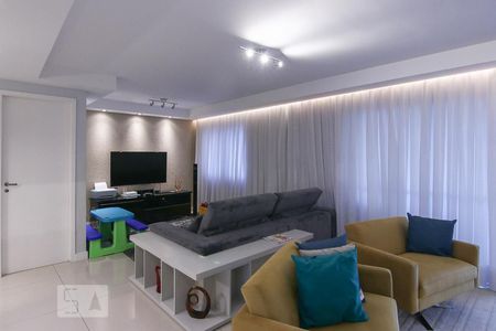 Sala de apartamento para alugar com 3 quartos, 139m² em Várzea da Barra Funda, São Paulo