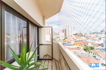 Varanda da Sala de apartamento à venda com 4 quartos, 370m² em Vila Bastos, Santo André
