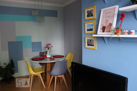 Sala de apartamento à venda com 2 quartos, 55m² em Vila Valparaíso, Santo André