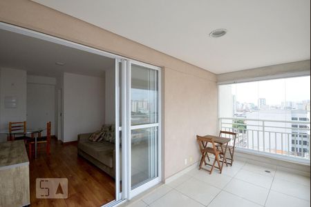 Varanda da Sala de apartamento para alugar com 1 quarto, 51m² em Cambuci, São Paulo