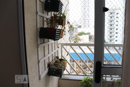 Varanda da Sala de apartamento à venda com 2 quartos, 55m² em Jardim Bela Vista, Santo André