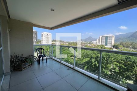 Varanda da Sala de apartamento à venda com 3 quartos, 78m² em Jacarepaguá, Rio de Janeiro