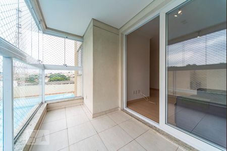 Varanda da Sala de apartamento para alugar com 2 quartos, 57m² em Jardim Sílvia, Santo André