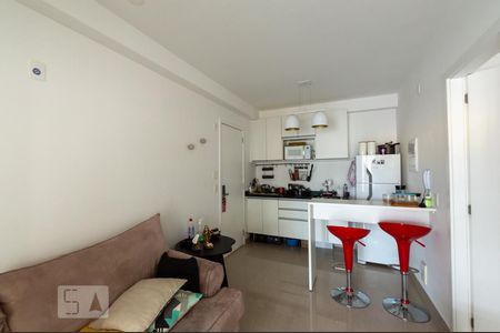 Sala/Cozinha de apartamento para alugar com 1 quarto, 44m² em Brooklin Paulista, São Paulo
