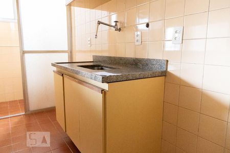 Cozinha de apartamento para alugar com 1 quarto, 45m² em Vila Clementino, São Paulo