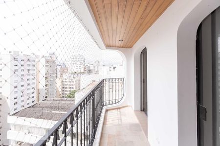 Varanda de apartamento para alugar com 3 quartos, 130m² em Higienópolis, São Paulo
