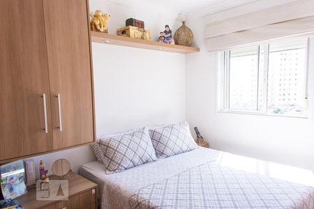 Suíte de apartamento à venda com 3 quartos, 80m² em Campestre, Santo André