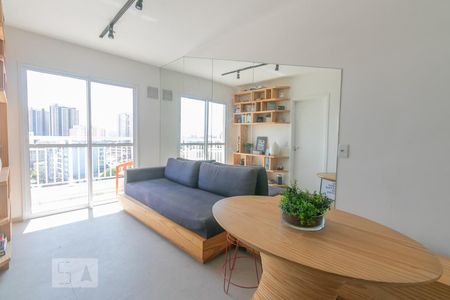 Detalhe Sala de apartamento para alugar com 1 quarto, 33m² em Brás, São Paulo
