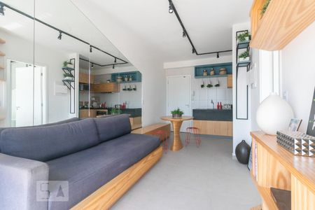 Detalhe Sala de apartamento para alugar com 1 quarto, 33m² em Brás, São Paulo