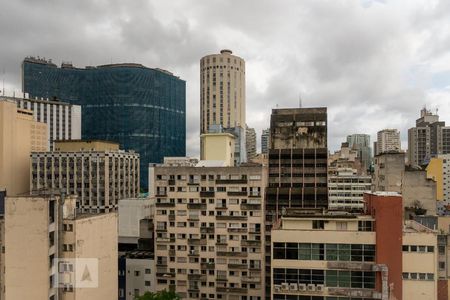 Vista da sala de apartamento para alugar com 1 quarto, 37m² em Vila Buarque, São Paulo
