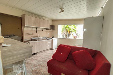 Sala e quarto  de kitnet/studio para alugar com 1 quarto, 16m² em Vicentina, São Leopoldo