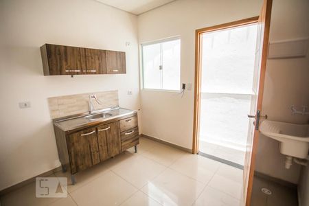Quarto / Cozinha de kitnet/studio para alugar com 1 quarto, 22m² em Parque Imperial, São Paulo