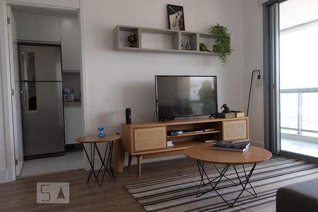 Sala de apartamento para alugar com 2 quartos, 78m² em Santo Amaro, São Paulo