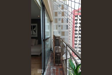 Varanda de apartamento à venda com 1 quarto, 85m² em Vila Nova Conceição, São Paulo