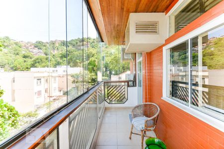 Varanda da Sala de apartamento à venda com 4 quartos, 125m² em Grajaú, Rio de Janeiro